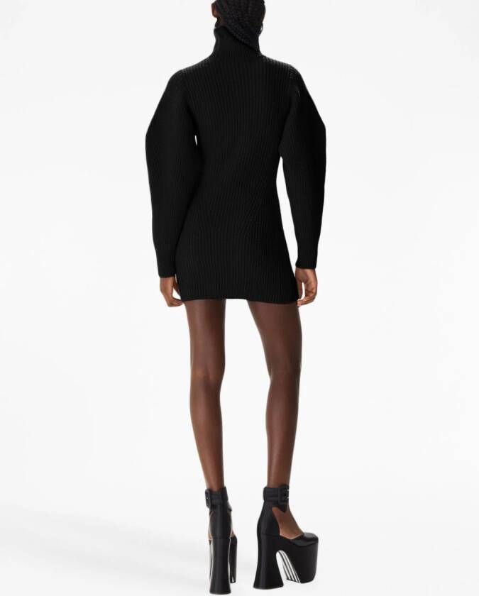 Nina Ricci Mini-jurk met col Zwart