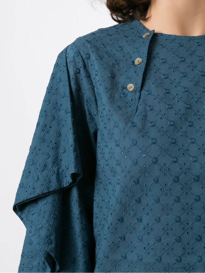 Nk Broderie anglaise blouse Blauw