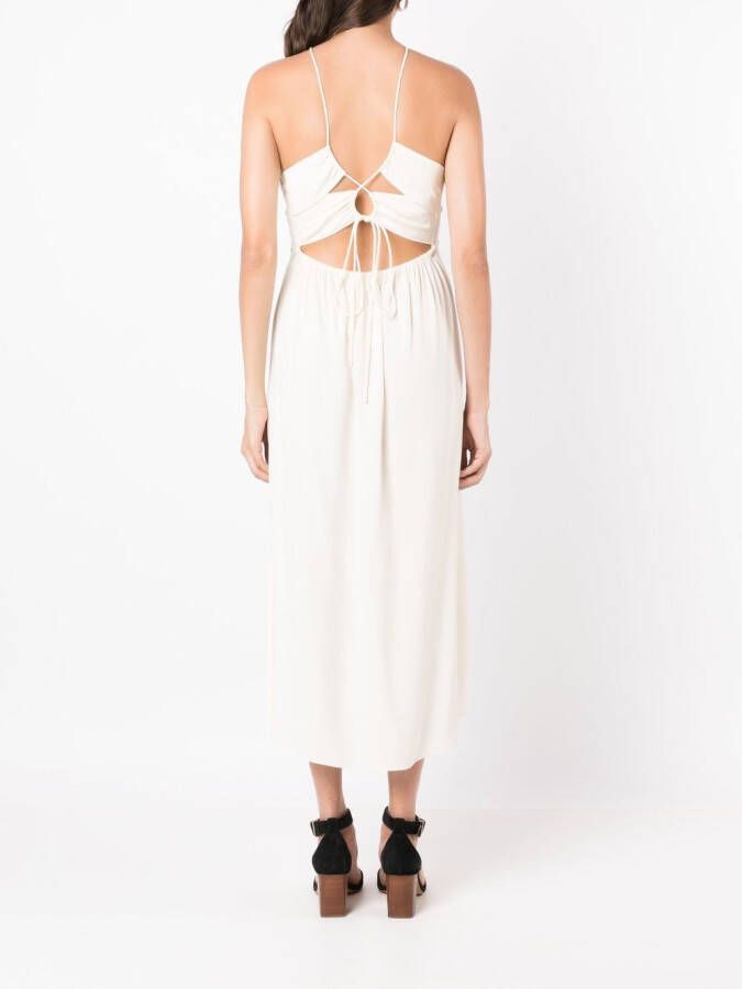 Nk Maxi-jurk met uitgesneden detail Wit