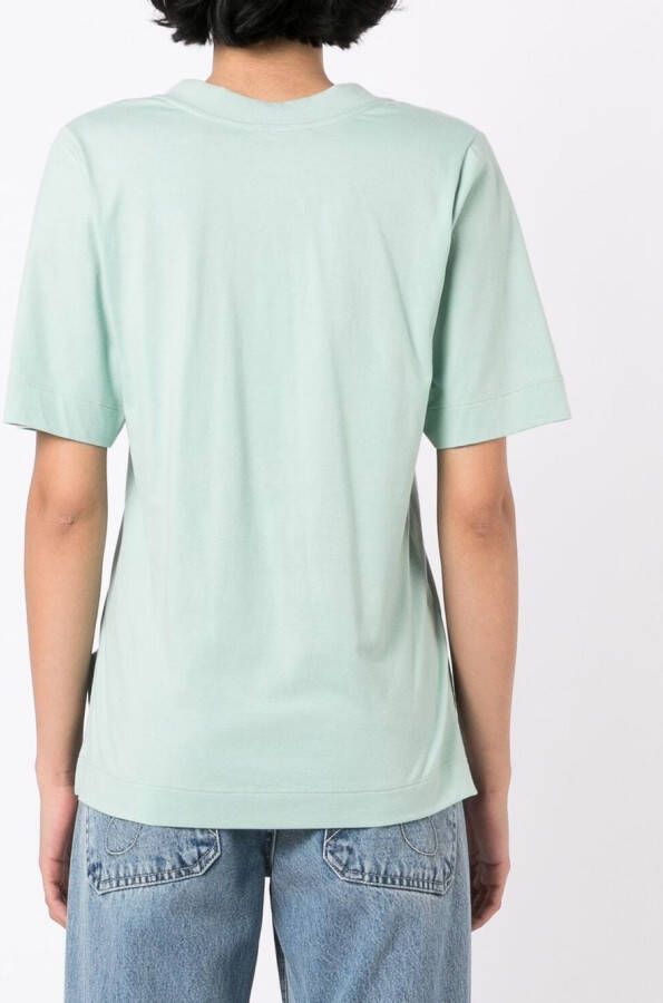 Nk T-shirt met V-hals Groen
