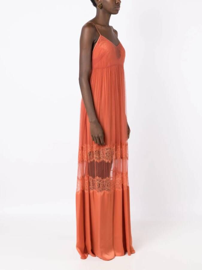 Nk Zijden jurk Oranje