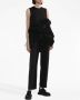 Noir Kei Ninomiya Gesmockte top Zwart - Thumbnail 2