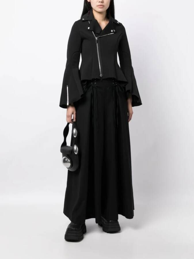 Noir Kei Ninomiya Jack met rits Zwart