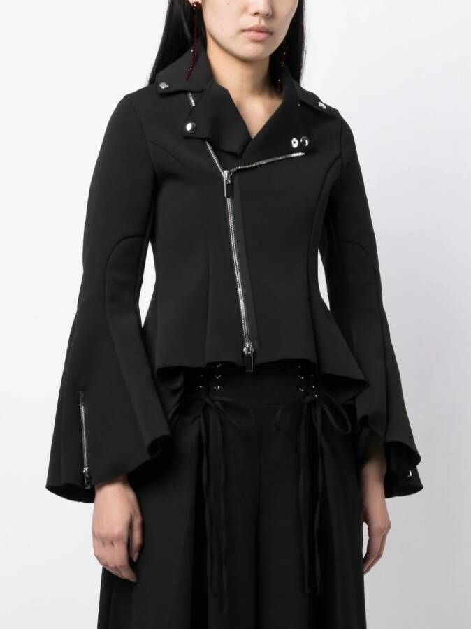 Noir Kei Ninomiya Jack met rits Zwart