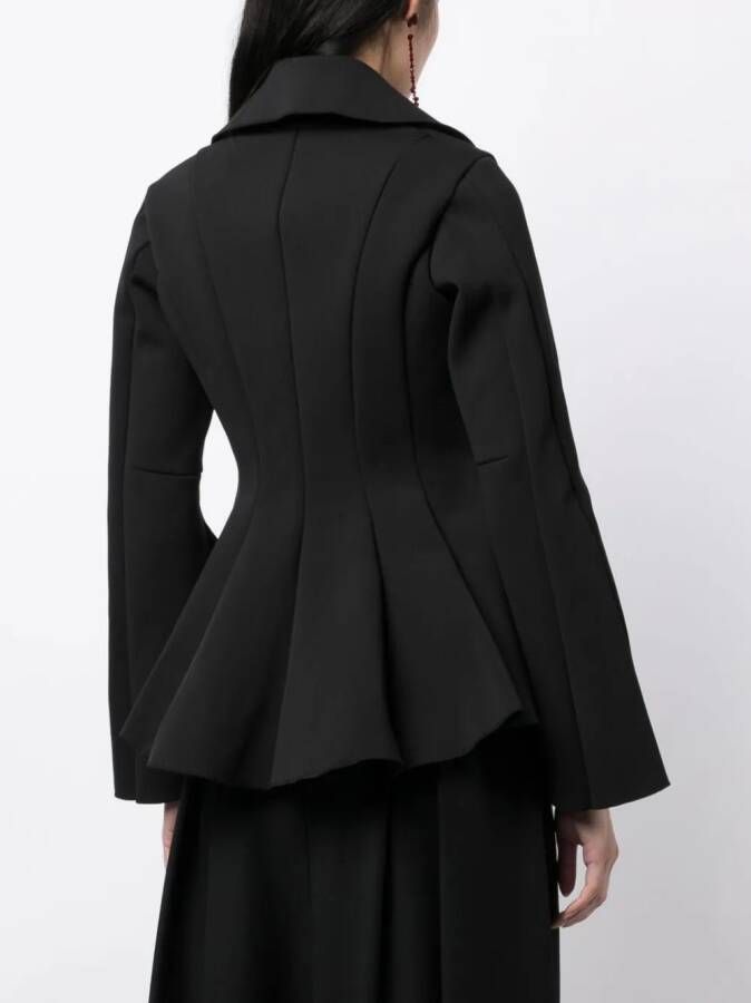 Noir Kei Ninomiya Jack met rits Zwart