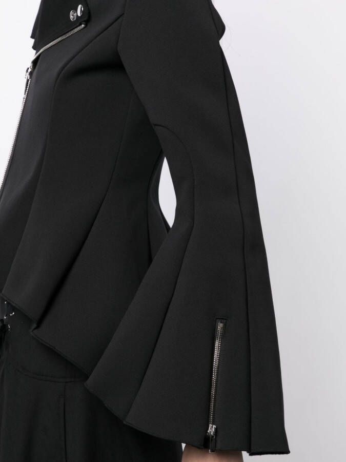 Noir Kei Ninomiya Jack met rits Zwart