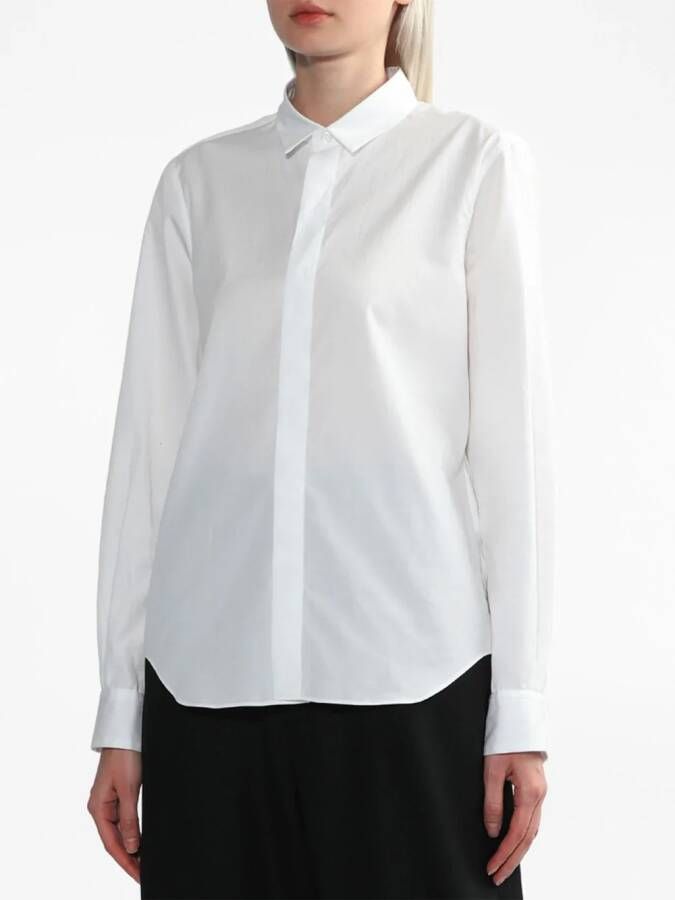 Noir Kei Ninomiya Katoenen blouse Wit