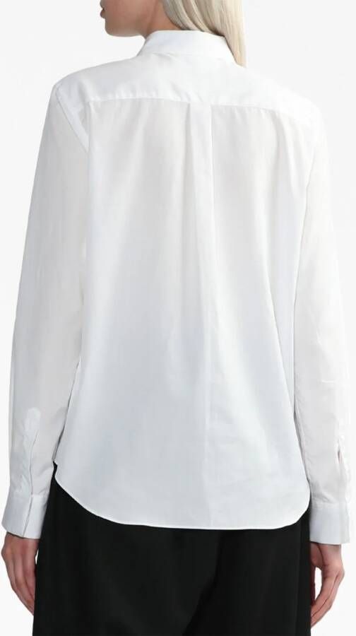 Noir Kei Ninomiya Katoenen blouse Wit