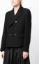 Noir Kei Ninomiya Blazer met dubbele rij knopen Zwart - Thumbnail 4