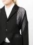 Noir Kei Ninomiya Blazer met enkele rij knopen Zwart - Thumbnail 5