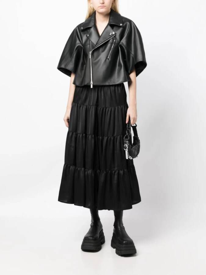 Noir Kei Ninomiya Jack met rits Zwart