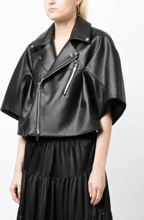 Noir Kei Ninomiya Jack met rits Zwart