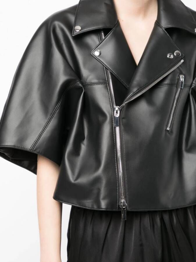 Noir Kei Ninomiya Jack met rits Zwart