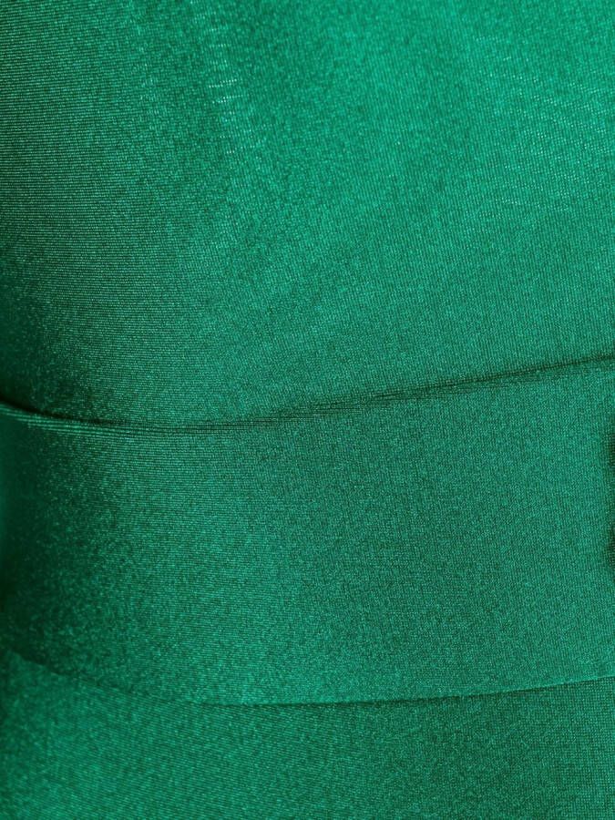 Noire Swimwear Asymmetrisch badpak Groen