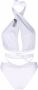 Noire Swimwear Badpak met bandje Wit - Thumbnail 2