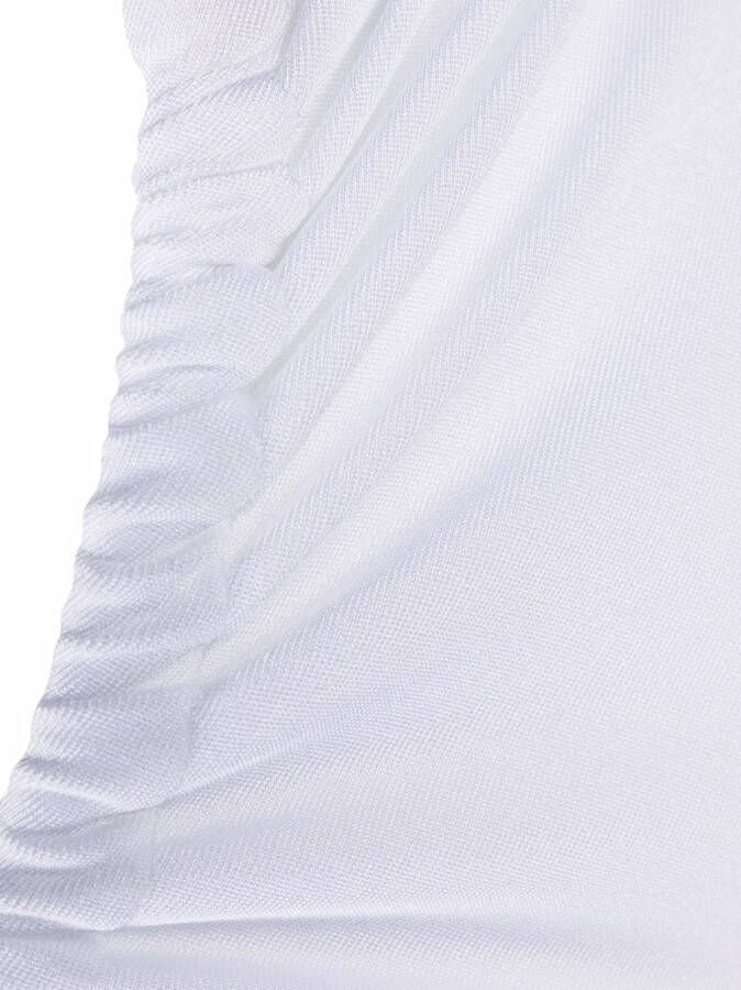 Noire Swimwear Badpak met bandje Wit