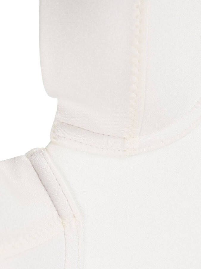 Noire Swimwear Badpak met ceintuur Beige