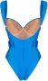 Noire Swimwear Badpak met ceintuur Blauw - Thumbnail 2