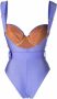 Noire Swimwear Badpak met ceintuur Paars - Thumbnail 2