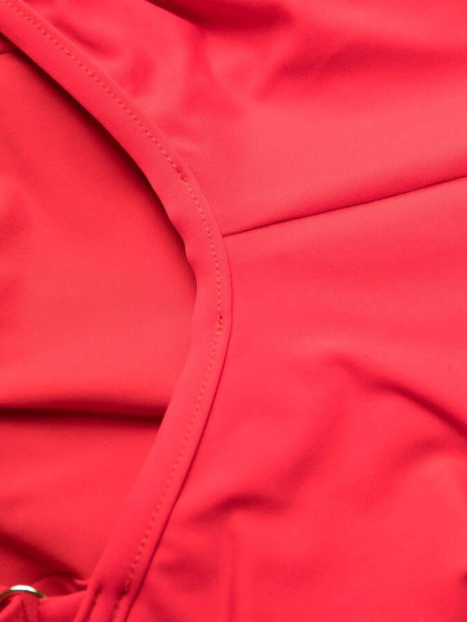 Noire Swimwear Badpak met ceintuur Rood