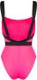 Noire Swimwear Badpak met ceintuur Roze - Thumbnail 2