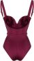 Noire Swimwear Badpak met ceintuur Roze - Thumbnail 2