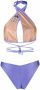 Noire Swimwear Badpak met halternek Blauw - Thumbnail 2