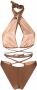 Noire Swimwear Badpak met halternek Bruin - Thumbnail 2