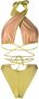 Noire Swimwear Badpak met halternek Geel - Thumbnail 2