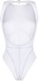 Noire Swimwear Badpak met open rug Wit - Thumbnail 2