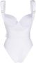 Noire Swimwear Badpak met riem detail Wit - Thumbnail 2