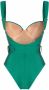 Noire Swimwear Badpak met riem Groen - Thumbnail 2