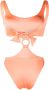 Noire Swimwear Badpak met uitgesneden detail Oranje - Thumbnail 2