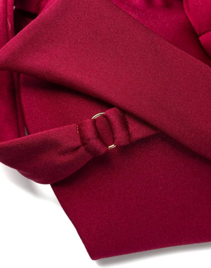 Noire Swimwear Bandeau bikini Rood