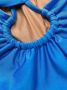Noire Swimwear Gesmockt badpak Blauw - Thumbnail 3