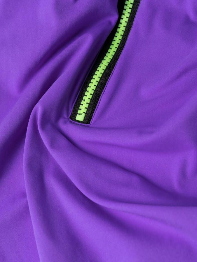Noire Swimwear Badpak met lange mouwen Paars