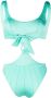 Noire Swimwear Uitgesneden badpak Blauw - Thumbnail 2