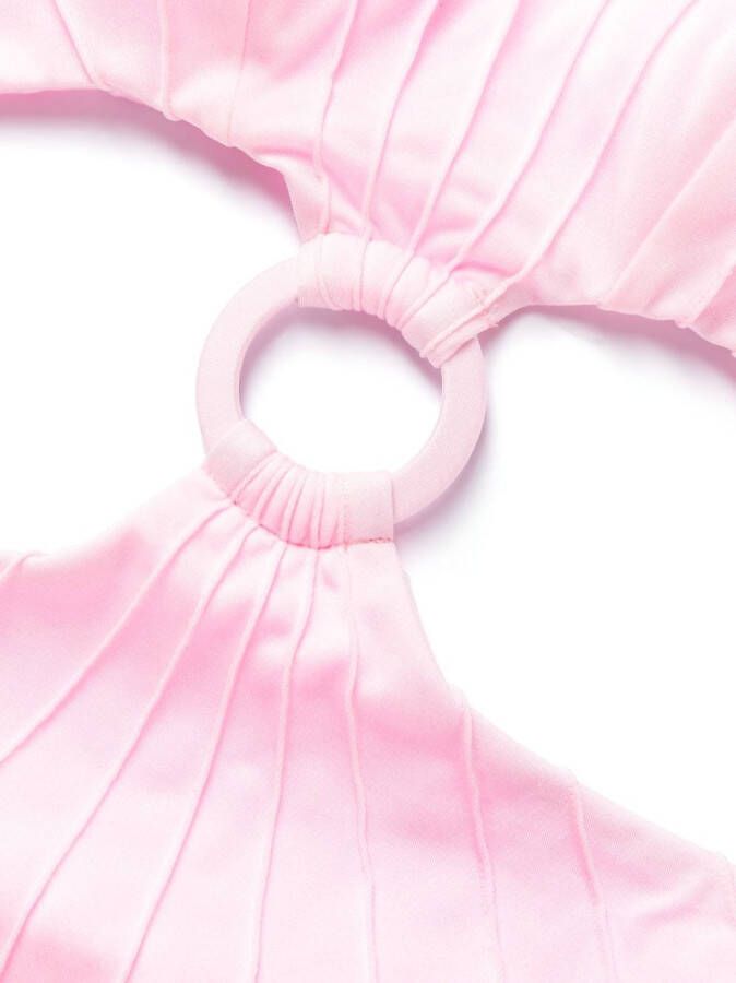 Noire Swimwear Uitgesneden badpak Roze