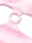 Noire Swimwear Uitgesneden badpak Roze - Thumbnail 3