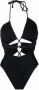 Noire Swimwear Uitgesneden badpak Zwart - Thumbnail 2