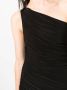 Norma Kamali Asymmetrische midi-jurk Zwart - Thumbnail 5