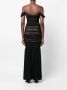 Norma Kamali Off-shoulder jurk Wit - Thumbnail 4