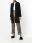 Norma Kamali collared long-line cardigan Zwart - Thumbnail 2