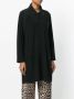 Norma Kamali collared long-line cardigan Zwart - Thumbnail 3