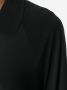 Norma Kamali collared long-line cardigan Zwart - Thumbnail 5