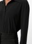 Norma Kamali Effen blouse Zwart - Thumbnail 5