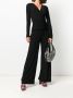 Norma Kamali Gesmockte jumpsuit Zwart - Thumbnail 2