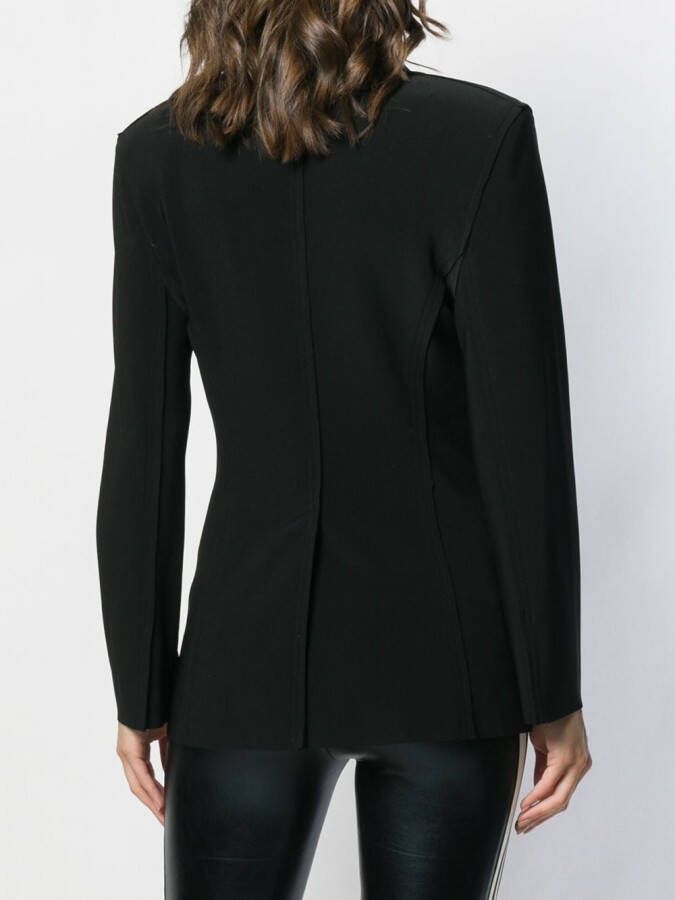 Norma Kamali Getailleerde blazer Zwart