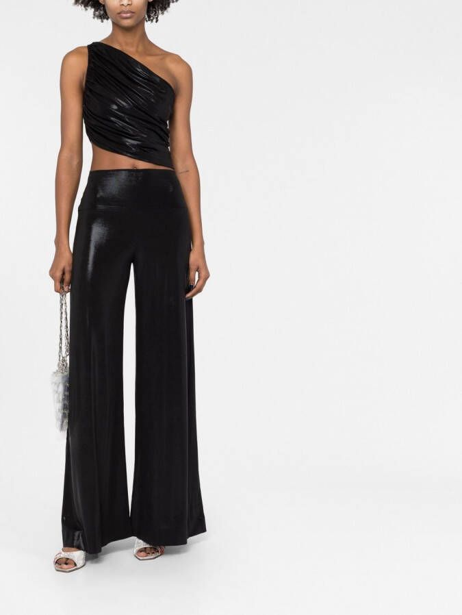 Norma Kamali High waist broek Zwart