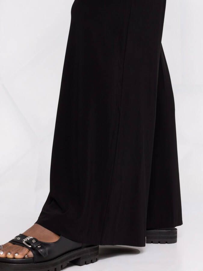 Norma Kamali High waist broek Zwart